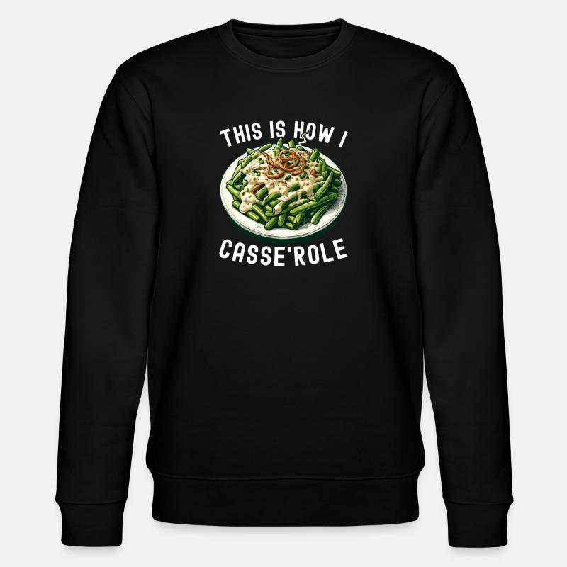 Green Bean Casserole - Stanley/Stella CHANGER Unisex Organic Sweatshirt - black