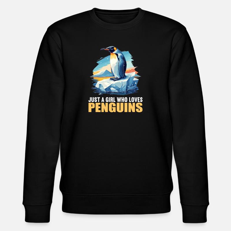 Penguins Penguin - Stanley/Stella CHANGER Unisex Organic Sweatshirt - black