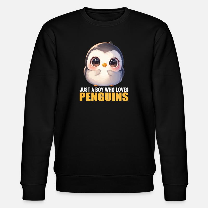 Penguins Penguin - Stanley/Stella CHANGER Unisex Organic Sweatshirt - black