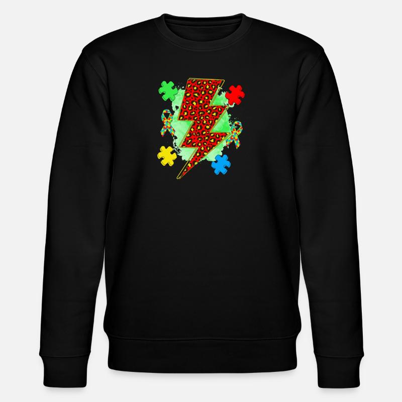 Autisme - Sweat bio CHANGER Stanley/Stella Unisexe - noir