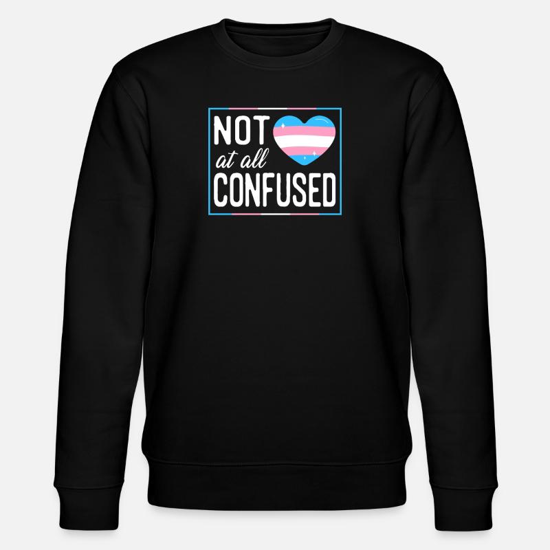 Transgender Trans LGBT Pride - Stanley/Stella Unisex Bio-Sweatshirt CHANGER  - Schwarz
