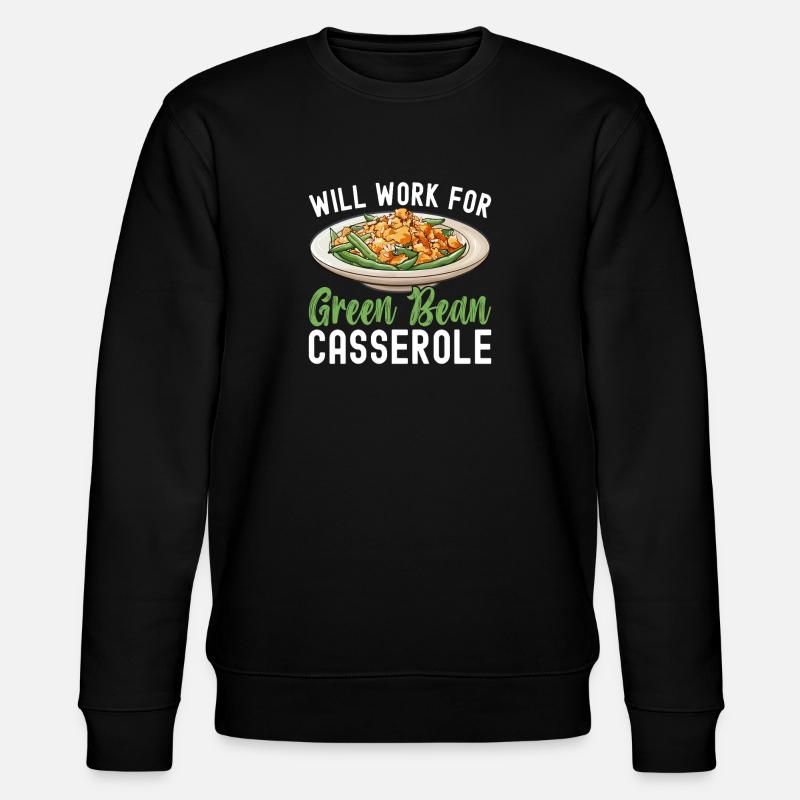 Green Bean Casserole - Stanley/Stella CHANGER Unisex Organic Sweatshirt - black