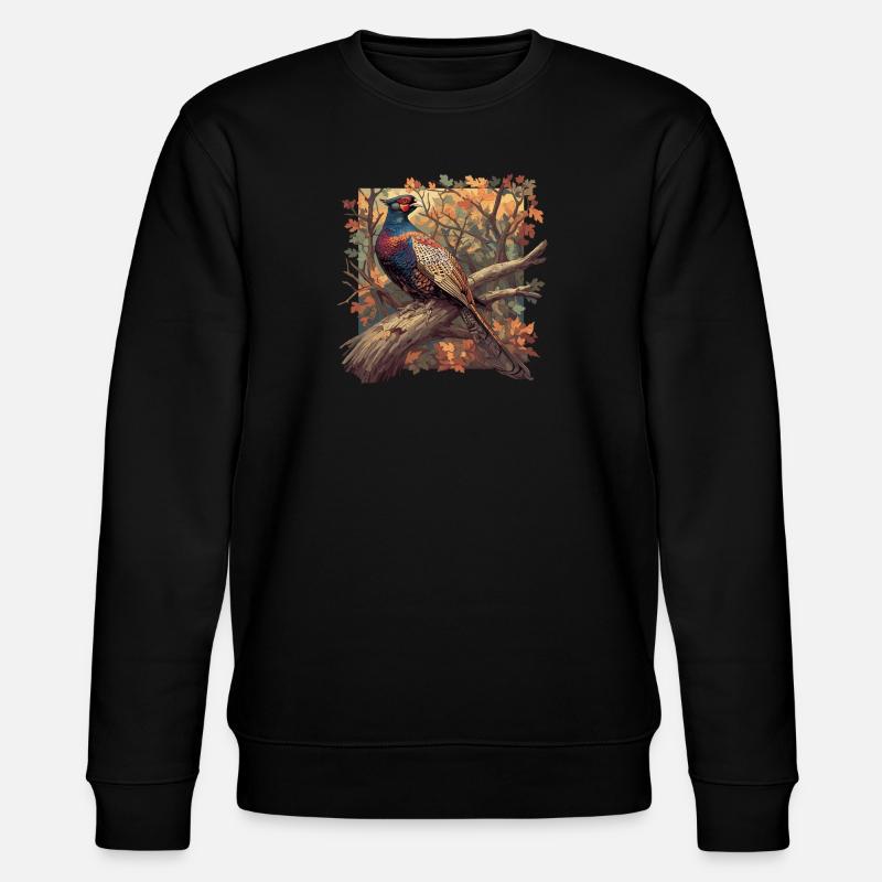 Pheasants Pheasant - Stanley/Stella CHANGER Unisex Organic Sweatshirt - black