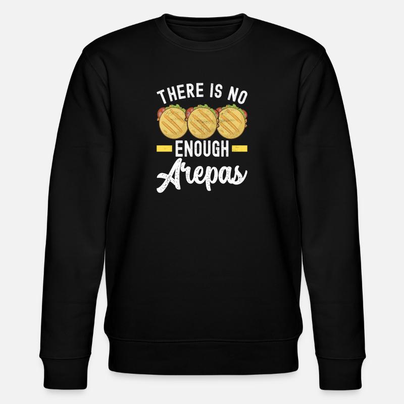 Venezolanische Arepas - Stanley/Stella Unisex Bio-Sweatshirt CHANGER - Schwarz