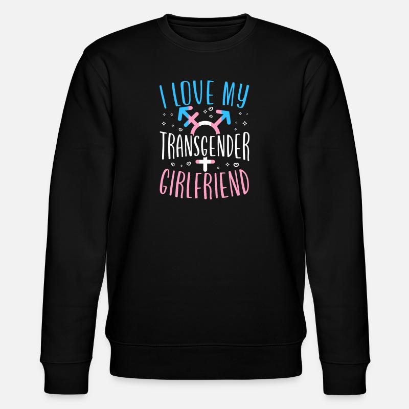 Transgender Trans LGBT Pride - Stanley/Stella Unisex Bio-Sweatshirt CHANGER  - Schwarz