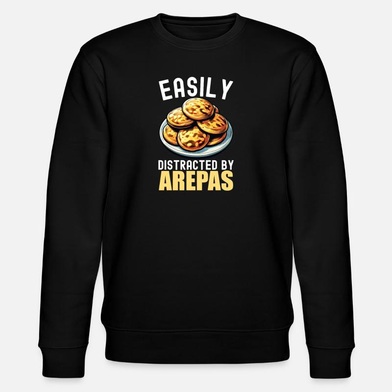 Arepas vénézuélienne - Sweat bio CHANGER Stanley/Stella Unisexe - noir