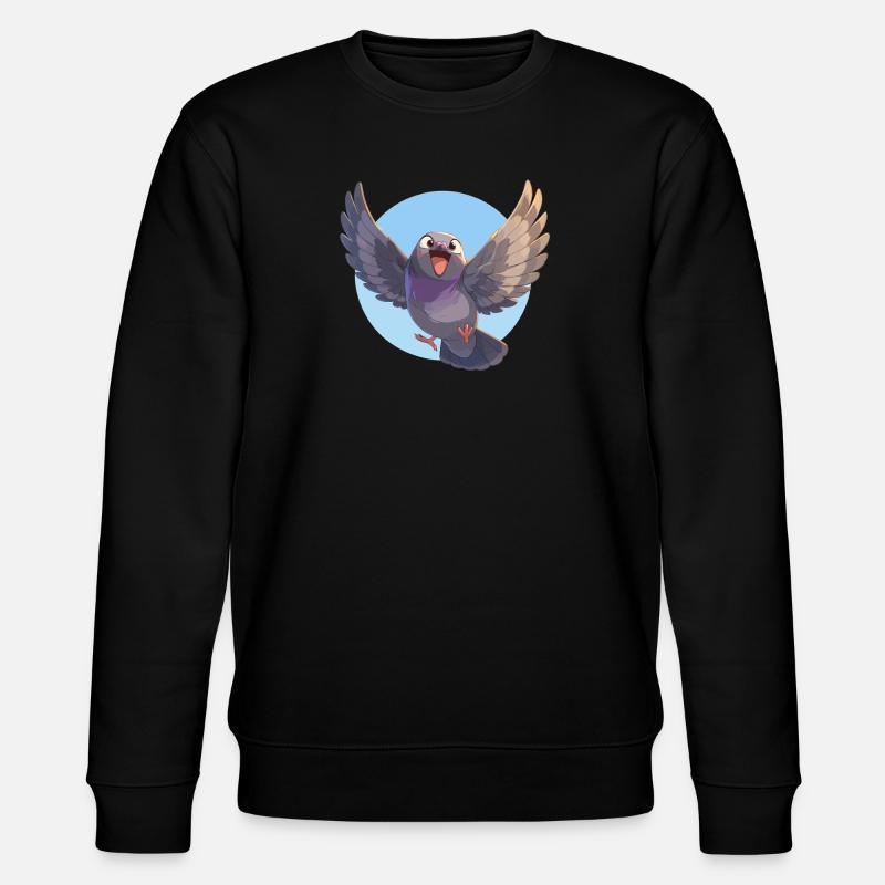 Pigeons Pigeon - Sweat bio CHANGER Stanley/Stella Unisexe - noir