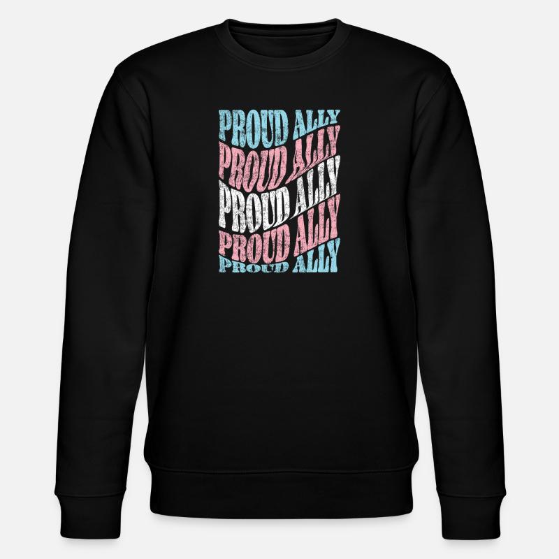 Transgender Trans LGBT Pride - Stanley/Stella Unisex Bio-Sweatshirt CHANGER  - Schwarz