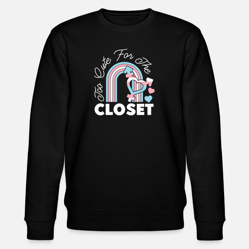 Transgender Trans LGBT Pride - Stanley/Stella Unisex Bio-Sweatshirt CHANGER - Schwarz