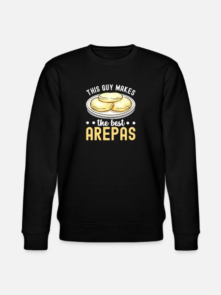 Venezuelan Arepas - Stanley/Stella CHANGER Unisex Organic Sweatshirt - black