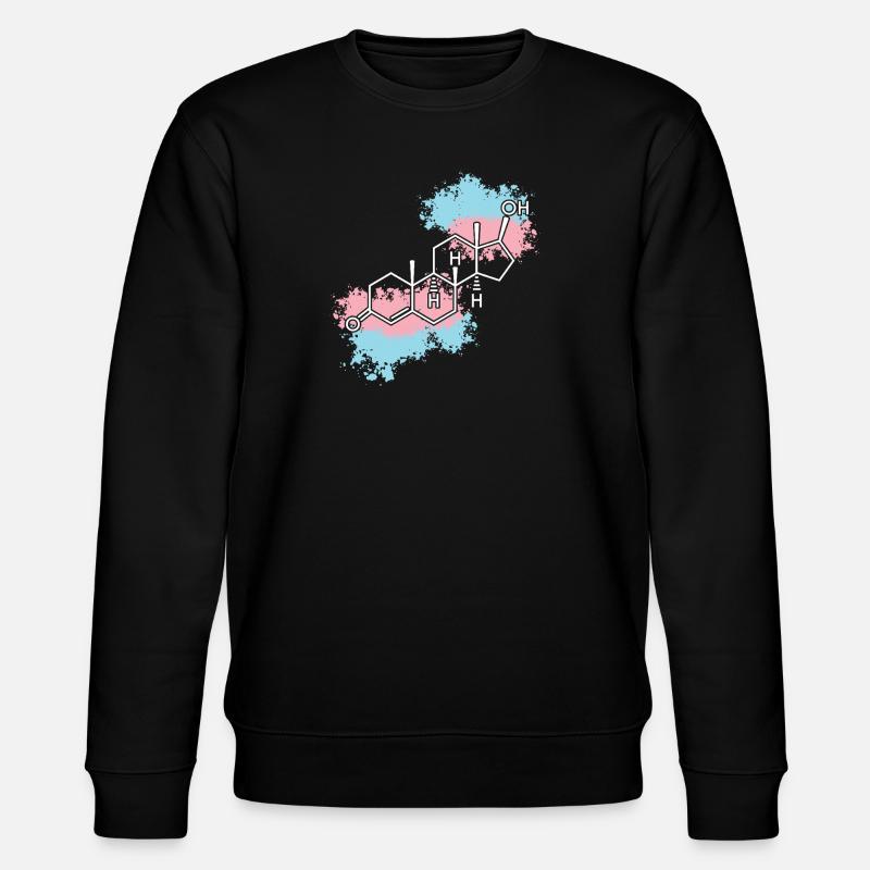 Transgender Trans LGBT Pride - Stanley/Stella CHANGER Unisex Organic Sweatshirt - black