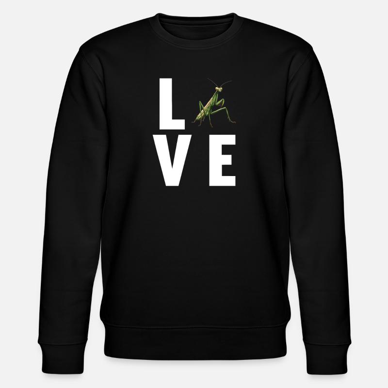 Gottesanbeterinnenen Gottesanbeterin - Stanley/Stella Unisex Bio-Sweatshirt CHANGER  - Schwarz