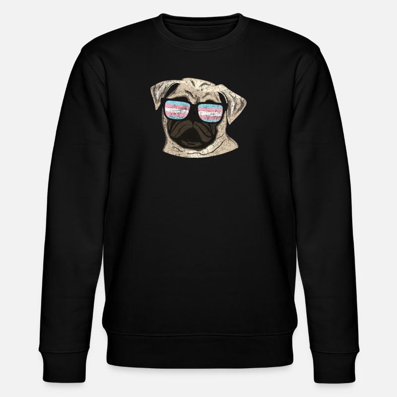 Transgender Trans LGBT Pride - Stanley/Stella CHANGER Unisex Organic Sweatshirt - black