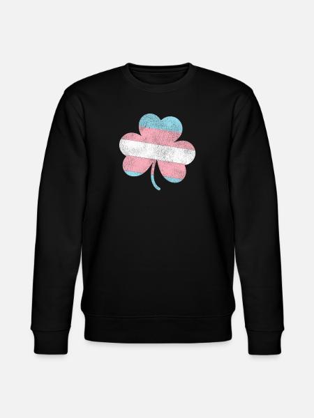 Transgender Trans LGBT Pride - Stanley/Stella CHANGER Unisex Organic Sweatshirt - black