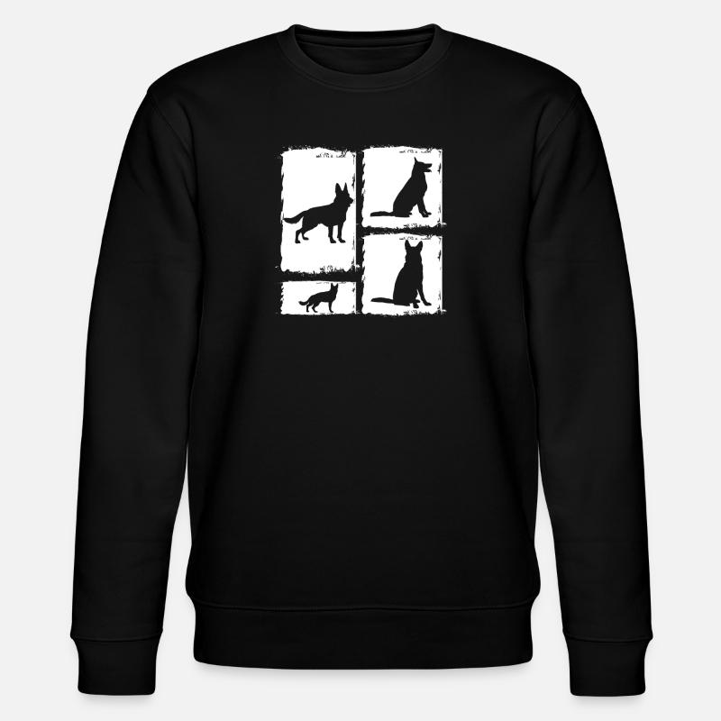 Chien Berger Allemand - Sweat bio CHANGER Stanley/Stella Unisexe - noir
