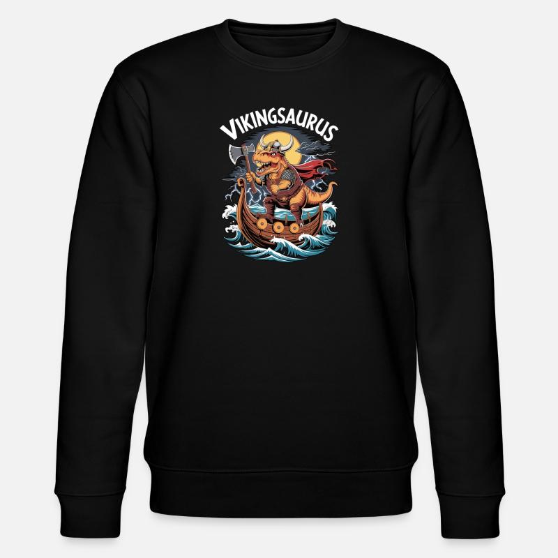 Vikingsaurus - Sweat bio CHANGER Stanley/Stella Unisexe - noir