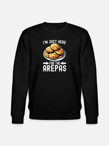 Venezuelan Arepas - Stanley/Stella CHANGER Unisex Organic Sweatshirt - black
