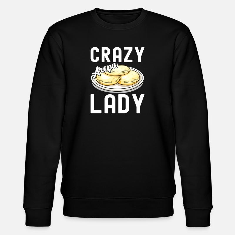 Venezolanische Arepas - Stanley/Stella Unisex Bio-Sweatshirt CHANGER  - Schwarz