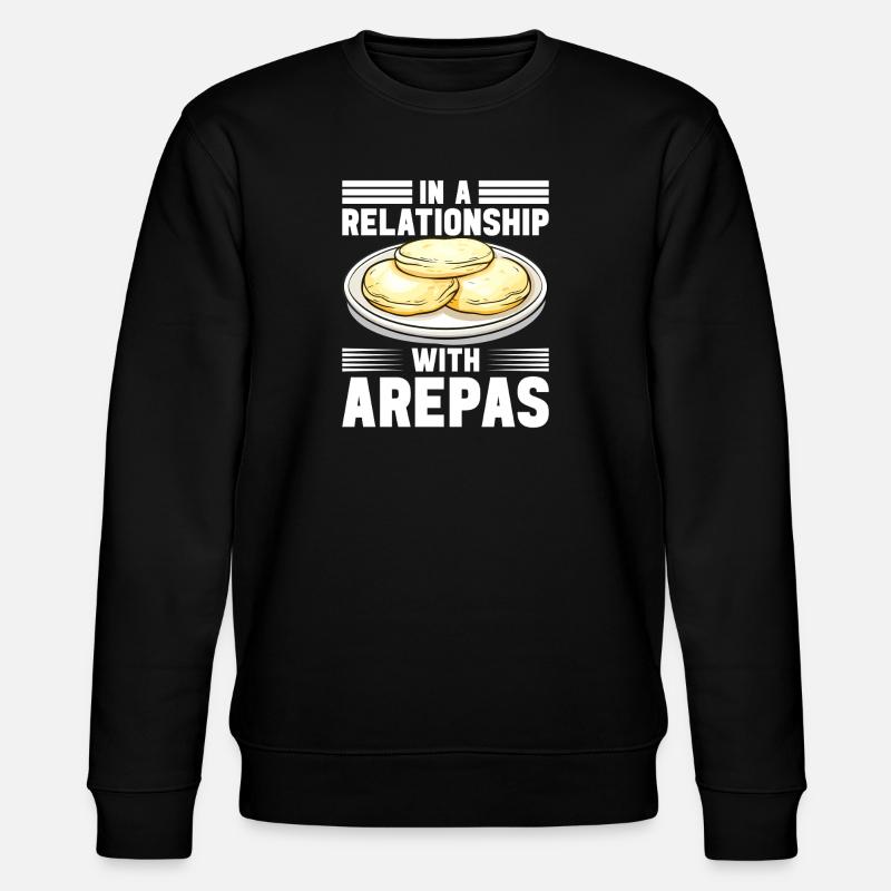 Venezolanische Arepas - Stanley/Stella Unisex Bio-Sweatshirt CHANGER - Schwarz