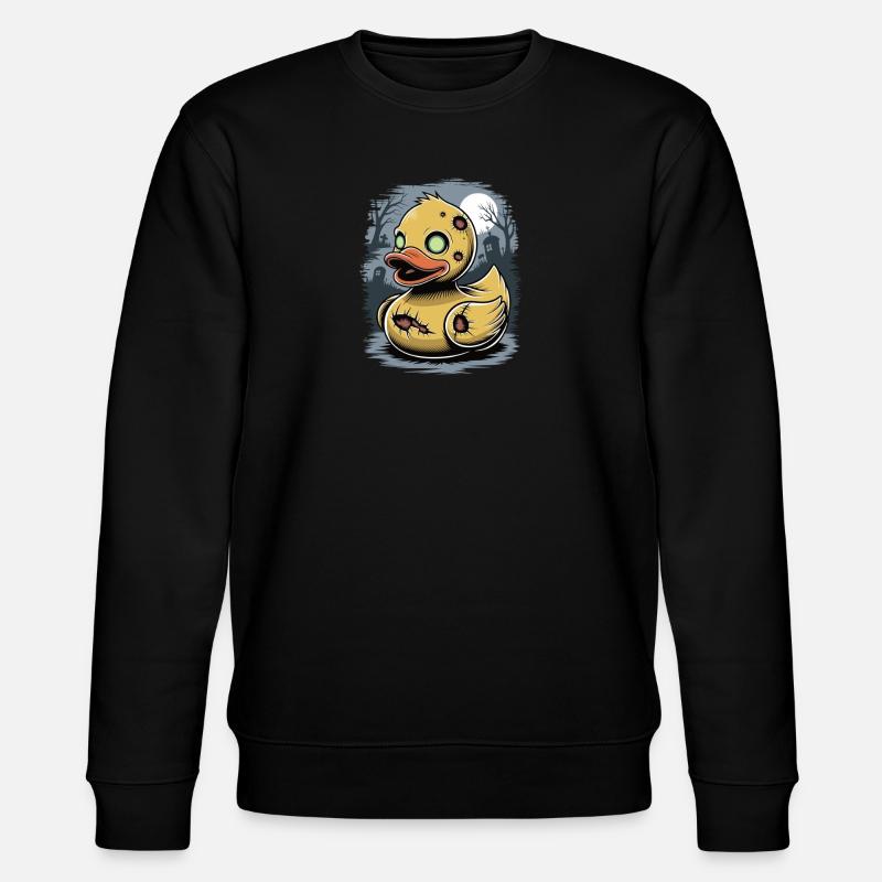 Zombie gummiente - Stanley/Stella Unisex Bio-Sweatshirt CHANGER  - Schwarz