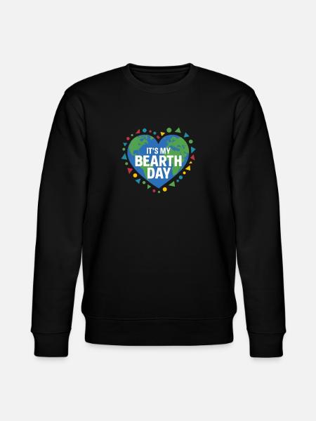 Environmental Protection Birthday Saying - Stanley/Stella CHANGER Unisex Organic Sweatshirt - black