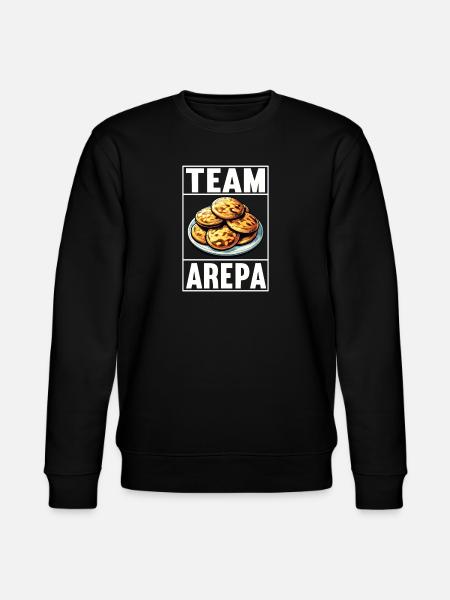 Venezuelan Arepas - Stanley/Stella CHANGER Unisex Organic Sweatshirt - black