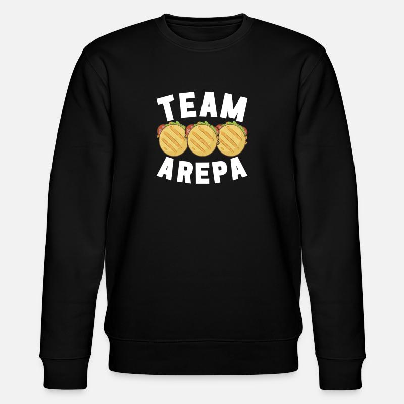 Venezolanische Arepas - Stanley/Stella Unisex Bio-Sweatshirt CHANGER - Schwarz
