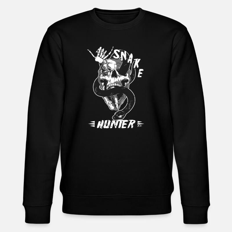 Schlangen Jäger - Stanley/Stella Unisex Bio-Sweatshirt CHANGER - Schwarz