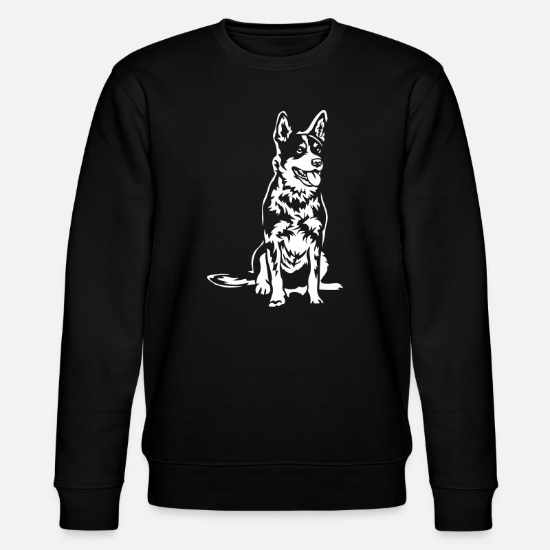 Australian Cattle Dog "Black Edition" - Stanley/Stella CHANGER Unisex Organic Sweatshirt - black