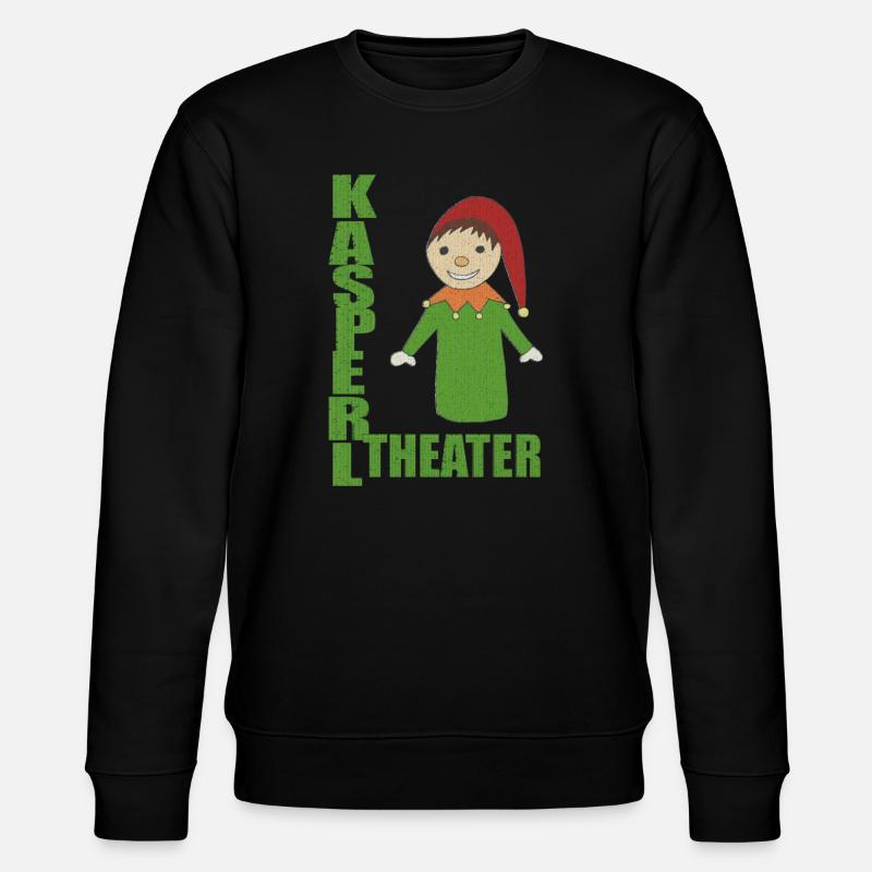 KASPERLTHEATER - Stanley/Stella Unisex Bio-Sweatshirt CHANGER  - Schwarz