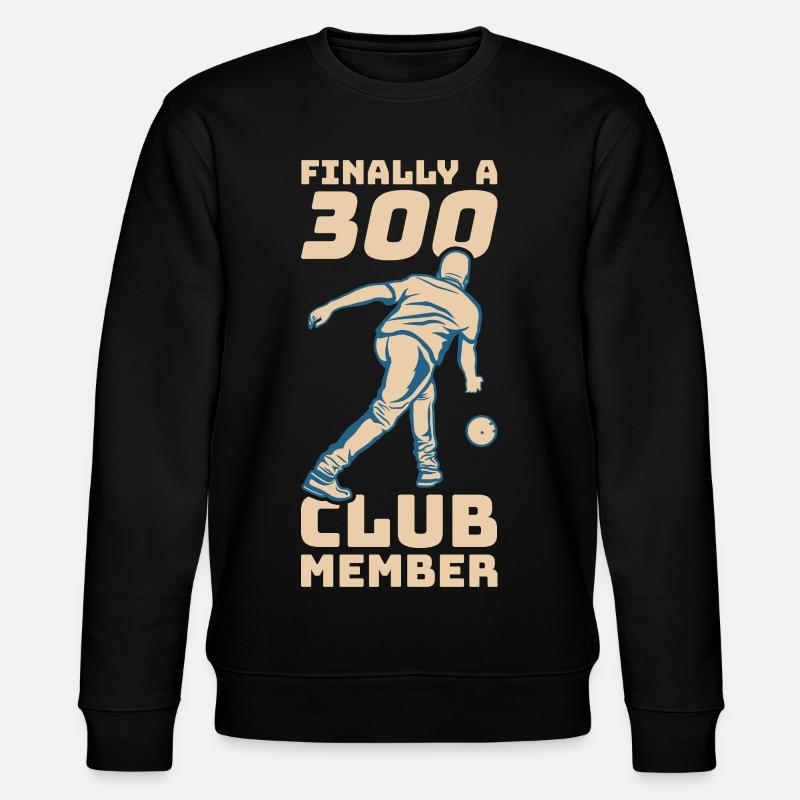 300 points bowling - Stanley/Stella CHANGER Unisex Organic Sweatshirt - black