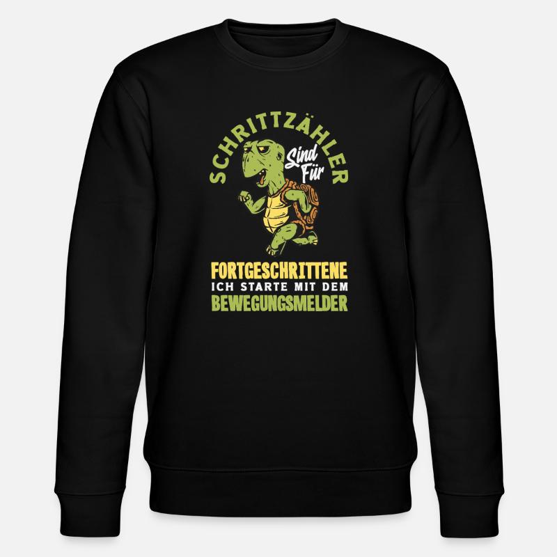 Podomètre? J’utilise le détecteur de mouvement - Sweat bio CHANGER Stanley/Stella Unisexe - noir