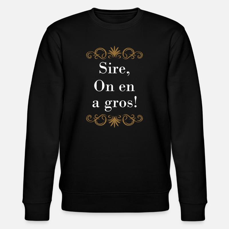 Drôle Citation Perceval  - Sweat bio CHANGER Stanley/Stella Unisexe - noir