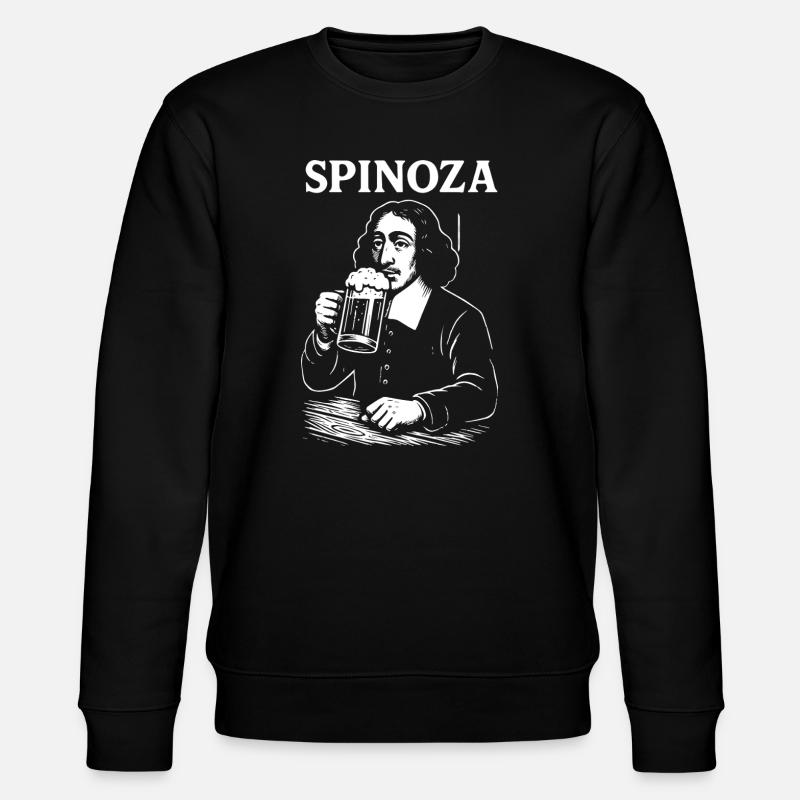Spinoza Bier Philosoph - Stanley/Stella Unisex Bio-Sweatshirt CHANGER  - Schwarz