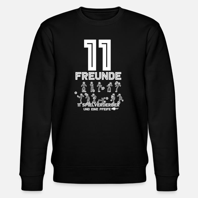 Fußball - Stanley/Stella Unisex Bio-Sweatshirt CHANGER  - Schwarz