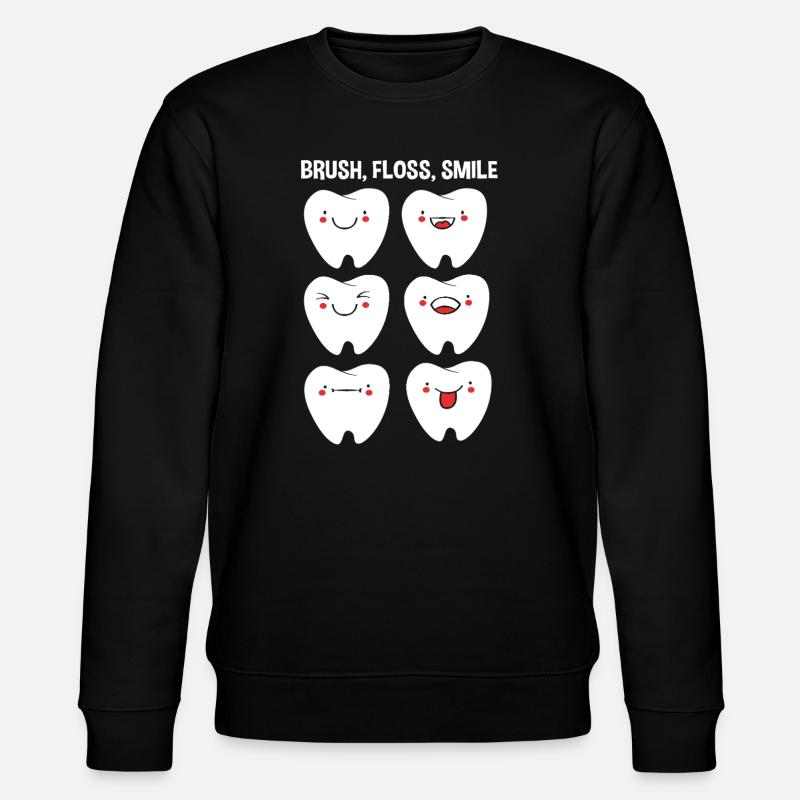 Receptionist Dentist - Stanley/Stella CHANGER Unisex Organic Sweatshirt - black