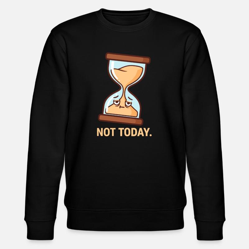 Die widerwillige Sanduhr - Stanley/Stella Unisex Bio-Sweatshirt CHANGER  - Schwarz