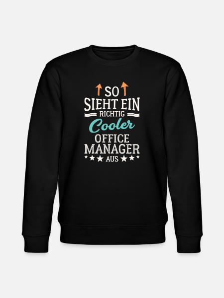 Cool Office Manager Team Leadership Office - Stanley/Stella CHANGER Unisex Organic Sweatshirt - black