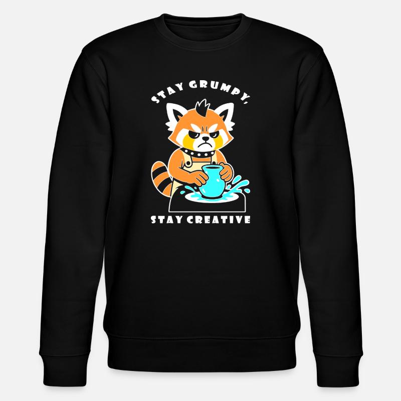 Stay Creative Pottery Panda - Sweat bio CHANGER Stanley/Stella Unisexe - noir