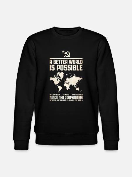 A Better World 2 - Stanley/Stella CHANGER Unisex Organic Sweatshirt - black