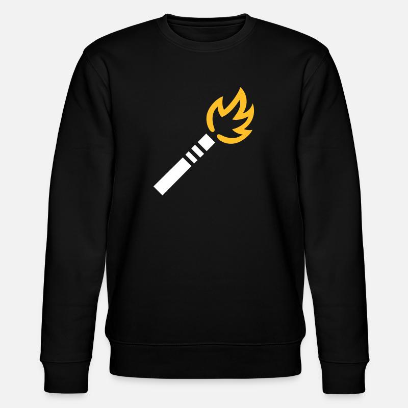 Fireworks - Stanley/Stella CHANGER Unisex Organic Sweatshirt - black