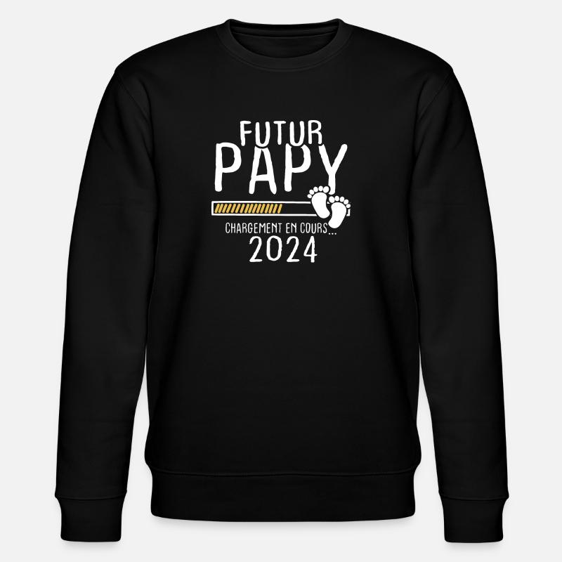 Futur Papy 2024 - Sweat bio CHANGER Stanley/Stella Unisexe - noir