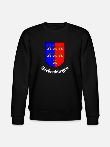 Siebenbürger-Sachsen Wappen "Siebenbürgen" - Stanley/Stella Unisex Bio-Sweatshirt CHANGER  - Schwarz