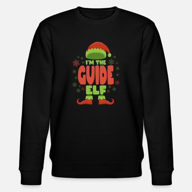 Guide touristique Elfe de Noël - Sweat bio CHANGER Stanley/Stella Unisexe - noir
