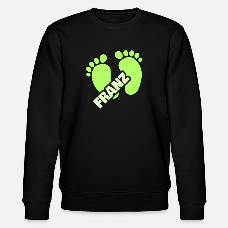 Geburt Franz - Stanley/Stella Unisex Bio-Sweatshirt CHANGER  - Schwarz
