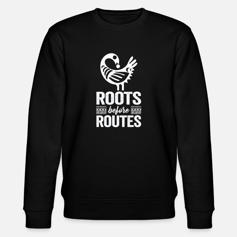Symbole Sankofa Adinkra Ghana Noir - Sweat bio CHANGER Stanley/Stella Unisexe - noir