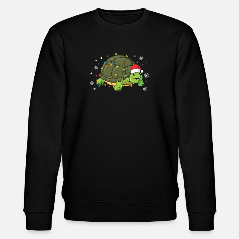 Tortue Noël - Sweat bio CHANGER Stanley/Stella Unisexe - noir