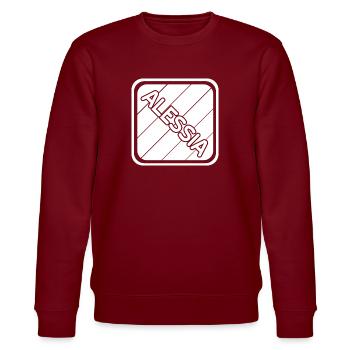 Alessia - Stanley/Stella Unisex Bio-Sweatshirt CHANGER  - Burgunderrot - Vorne - Nik (191cm) & Marisol (170cm)