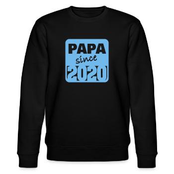 Vater 2020 - Stanley/Stella Unisex Bio-Sweatshirt CHANGER  - Schwarz - Vorne - Nik (191cm) & Marisol (170cm)