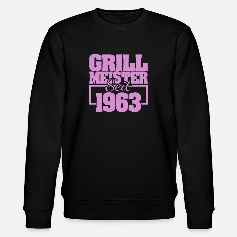 Grillen 1963 - Stanley/Stella Unisex Bio-Sweatshirt CHANGER  - Schwarz